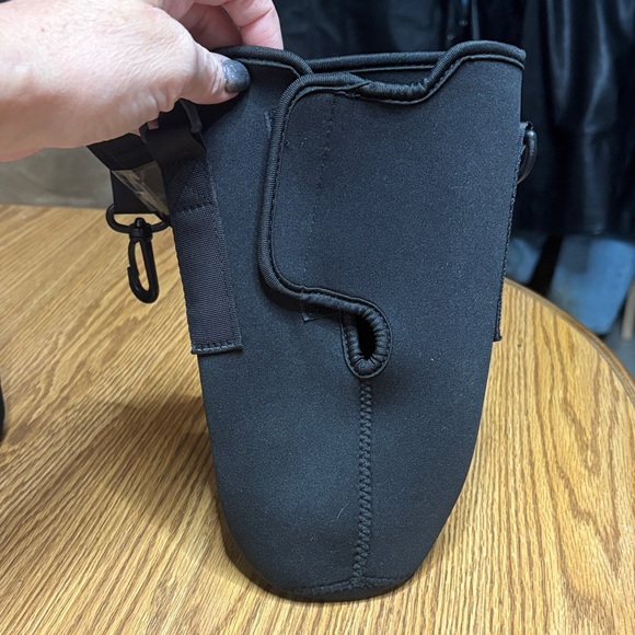 Black Universal Neoprene Large  water jug(not included) - Hands-Free Carry pouch - Picture 3 of 3